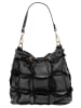 Samantha Look Handtasche echt Leder in schwarz