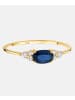 Diamant L'éternel Ring aus 375 Gelbgold mit Saphir