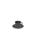 Villeroy & Boch 12-tlg. Kaffee Set Manufacture Rock in Schwarz – 150 ml in schwarz