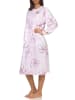 NORMANN Nachthemd Knopfleiste am Hals - 58419 in rosa
