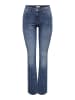 ONLY Flared fit jeans in Medium Blue Denim
