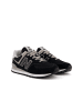 New Balance Sneaker 574 in Schwarz/Weiß/Grau