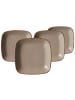 Ritzenhoff & Breker 4er Set Suppenteller Casa in ø 22 cm in grau