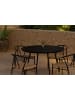 ebuy24 Schwarz 120 x 120 cm