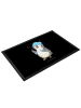 Mr. & Mrs. Panda fußmatte Pinguin Duschen ohne Spruch in Schwarz