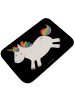 Mr. & Mrs. Panda Badteppich Einhorn Happy ohne Spruch in Schwarz