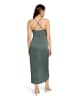 Vera Mont Abendkleid mit Raffung in Evening Green