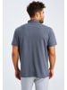 Leif Nelson Herren T-Shirt Polo Herren T-Shirt Polo LN-55525 in anthrazit