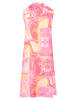 Betty Barclay Chiffonkleid ohne Arm in Rosé/Yellow
