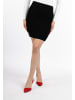 faina Damen Strickrock in Schwarz