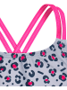 Playshoes UV-Schutz Badeanzug Leo-Print in grau