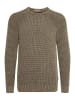 INDICODE Strickpullover IDRockford 35176MM Strickpulli in Waffelstrick-Optik in Grün