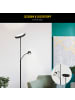 näve LED Stehleuchte "ROMIS" in schwarz - (L)26 cm x (B)43 cm x (H)180 cm - EEK E