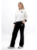 Tom Barron Freizeitanzug Two Color Tracksuit With Embroidery Oen Top in black