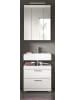Inn.Furn Badmöbel-Set weiß Hochglanz 2-teilig 60 cm, Kombination mit Spiegelschrank