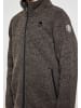 Schmuddelwedda Jungen (Kids) Strickfleecejacke in Grau Melange