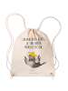 Mr. & Mrs. Panda Sportbeutel Rabe Sombrero mit Spruch in Creme