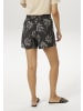 Aniston CASUAL Shorts in schwarz-hellbeige