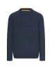 Camel Active Strickpullover aus Merinowollgemisch in Navyblau