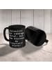 Mr. & Mrs. Panda Tasse Spruch Detektiv Beruf mit Spruch in Schwarz