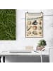 Mr. & Mrs. Panda Wandbild Muscheln Naturkundlich Design mit Spruch in Weiß