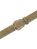 b.belt Nietengürtel Leder in khaki