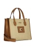 Guess G Status Handtasche 34 cm in natural-cognac