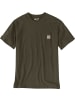 CARHARTT  T-Shirt "Dearborn Relaxed Pocket T-Shirt" in Braun