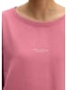 Marc O'Polo Sweatshirt relaxed garment-dyed in Berry Rose