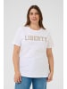 KAFFE curve T-shirt KCjune Regular fit in Optical White
