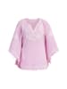 usha FESTIVAL Damen Poncho in Rosa Weiss