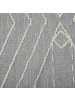 Beliani Kurzflor KHENIFRA in Grau/Weiß - (W) 140 x (H) 1 x (L) 200 cm