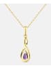 Diamant L'éternel Kette mit Anhänger, mit Amethyst, 375 Gelbgold