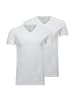 Ragman T-Shirt 2er Pack in Weiß