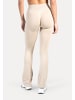 SMILODOX Schlaghose Leggings Aylin Scrunch in Taupe