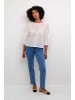 Kaffe Langarm-Bluse KAloren in Chalk