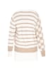 Sidona Women Cardigan in White Multicolour Beige