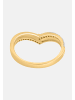 Diamant Exquis Ring aus 375 Gelbgold mit Diamant