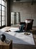 KADIMA DESIGN Teppich Kurzflor Uni rutschhemmend pflegeleicht Wohnzimmer Flur in Grau