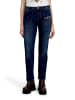 CARTOON Regular Fit-Jeans mit Strass in Dark Blue Denim
