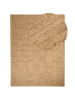 Beliani Geflochtener Teppich ESENTEPE in Beige - (W) 300 x (L) 400 cm
