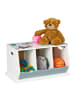 relaxdays Kinderregal in Bunt - (B)60 x (H)32,5 x (T)36 cm