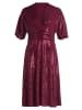 Vera Mont Cocktailkleid im Glitzer-Look in Rot/Grau