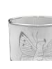 Mr. & Mrs. Panda Whiskey Glas Schmetterling Zitronenfalter ohne ... in Transparent