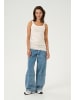 Kaffe T-shirt KAliddy Slim fit in Chalk/Feather Gray Stripe