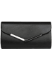 styleBREAKER Clutch Handtasche in Schwarz