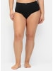 sheego String in schwarz + schwarz