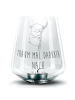 Mr. & Mrs. Panda Windlicht Glas Koalabär mit Spruch in Transparent