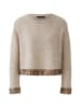 Oui Pullover in light beige mel