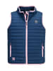 SCHIETWETTER Kinder Steppweste "Stian", mit Reflektoren, in navy-pink